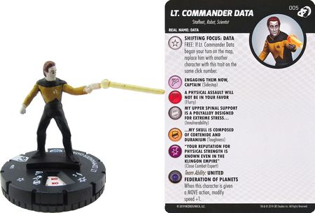 Commander Geordi La Forge Star Trek Resistance is Futile #026 Lt HeroClix