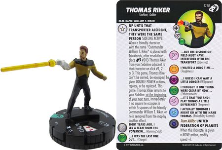 Thomas Riker 013 Star Trek The Next Generation HeroClix Star Trek Away Team The Next Generation Resistance is Futile Gravity Feed Singles Thomas Riker 013 Star Trek The Next Generation HeroClix Star Trek Away Team The Next Generation Resistance is Futile Gravity Feed Singles