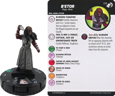 B etor 018 Star Trek The Next Generation HeroClix Star Trek Away Team The Next Generation Resistance is Futile Gravity Feed Singles B etor 018 Star Trek The Next Generation HeroClix Star Trek Away Team The Next Generation Resistance is Futile Gravity Feed Singles