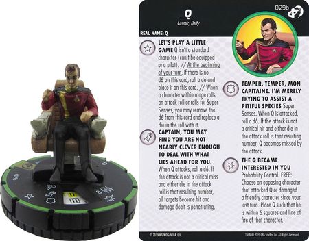Q Seated 029b Star Trek The Next Generation HeroClix Star Trek Away Team The Next Generation Resistance is Futile Gravity Feed Singles Q Seated 029b Star Trek The Next Generation HeroClix Star Trek Away Team The Next Generation Resistance is Futile Gravity Feed Singles
