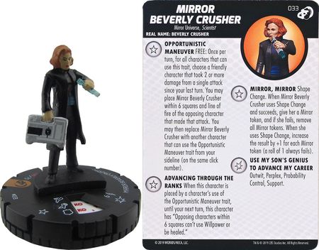 Mirror Beverly Crusher 033 Star Trek The Next Generation HeroClix Star Trek Away Team The Next Generation Resistance is Futile Gravity Feed Singles Mirror Beverly Crusher 033 Star Trek The Next Generation HeroClix Star Trek Away Team The Next Generation Resistance is Futile Gravity Feed Singles