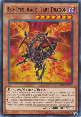 Red Eyes Black Flare Dragon LDK2 ENJ02 Common Unlimited Red Eyes Black Flare Dragon LDK2 ENJ02 Common Unlimited