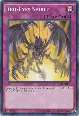 Red Eyes Spirit LDK2 ENJ35 Common Unlimited Red Eyes Spirit LDK2 ENJ35 Common Unlimited