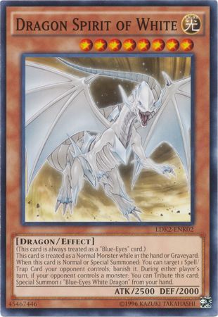 Dragon Spirit of White LDK2 ENK02 Common Unlimited Dragon Spirit of White LDK2 ENK02 Common Unlimited