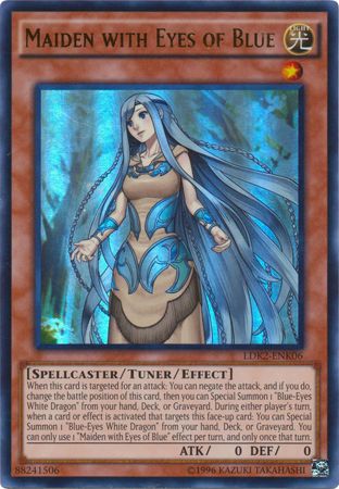 NEW LDK2-ENK06-  Ultra Rare Maiden with Eyes of Blue Yu-Gi-Oh! UNL- NM/M
