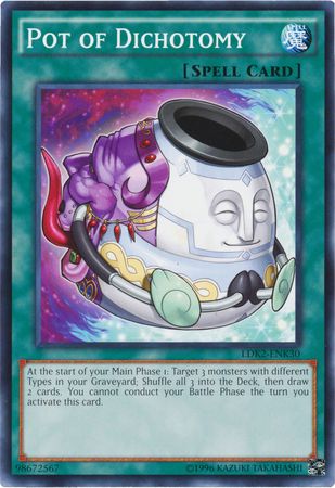 Pot of Dichotomy LDK2 ENK30 Common Unlimited Legendary Decks II Kaiba Unlimited Singles Pot of Dichotomy LDK2 ENK30 Common Unlimited Legendary Decks II Kaiba Unlimited Singles