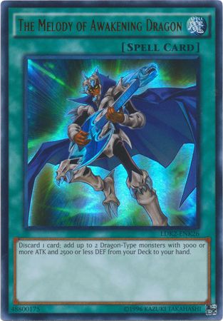 The Melody of Awakening Dragon LDK2 ENK26 Ultra Rare Unlimited The Melody of Awakening Dragon LDK2 ENK26 Ultra Rare Unlimited