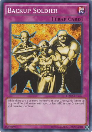 Backup Soldier LDK2 ENY39 Common Unlimited Legendary Decks II Yugi Unlimited Singles Backup Soldier LDK2 ENY39 Common Unlimited Legendary Decks II Yugi Unlimited Singles