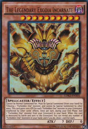 The Legendary Exodia Incarnate LDK2 ENY01 Ultra Rare Unlimited The Legendary Exodia Incarnate LDK2 ENY01 Ultra Rare Unlimited