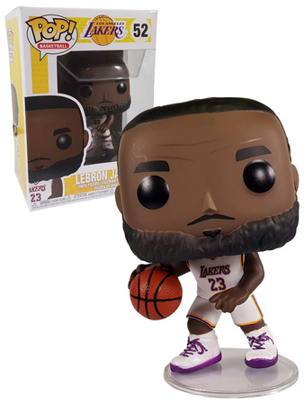 LeBron James White Uniform 52 POP Vinyl Figure Includes Protector Los Angeles Lakers LeBron James White Uniform 52 POP Vinyl Figure Includes Protector Los Angeles Lakers
