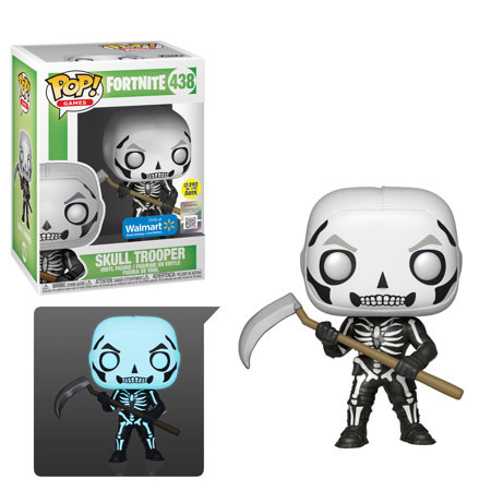 Skull Trooper Glow in the Dark 438 POP Vinyl Figure Only at Walmart Skull Trooper Glow in the Dark 438 POP Vinyl Figure Only at Walmart