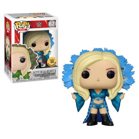 Charlotte Flair Blue 62 POP Vinyl Figure WWE Exclusive Includes Protector WWE Charlotte Flair Blue 62 POP Vinyl Figure WWE Exclusive Includes Protector WWE