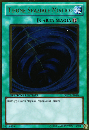 Tifone Spaziale Mistico GLD3 IT040 Limited Edition Italian Gold Rare Italian Yugioh Cards Tifone Spaziale Mistico GLD3 IT040 Limited Edition Italian Gold Rare Italian Yugioh Cards