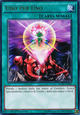 Uno Per Uno One on One LC5D IT045 1st Edition Italian Ultra Rare Italian Yugioh Cards Uno Per Uno One on One LC5D IT045 1st Edition Italian Ultra Rare Italian Yugioh Cards