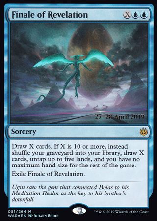 Finale of Revelation 051 264 WAR Prerelease Foil Promo Magic The Gathering Promo Cards Finale of Revelation 051 264 WAR Prerelease Foil Promo Magic The Gathering Promo Cards