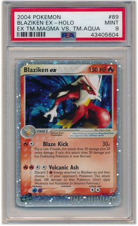 Blaziken ex 89 95 PSA Mint 9 Ultra Rare Ex Team Magma vs Team Aqua 5604 Ex Team Magma vs Team Aqua Singles Blaziken ex 89 95 PSA Mint 9 Ultra Rare Ex Team Magma vs Team Aqua 5604 Ex Team Magma vs Team Aqua Singles