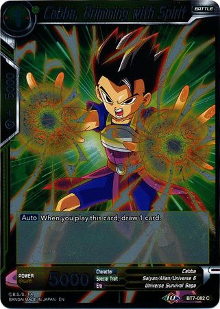 Cabba Brimming with Spirit BT7 082 Foil Common Assault of the Saiyans Foil Singles Cabba Brimming with Spirit BT7 082 Foil Common Assault of the Saiyans Foil Singles
