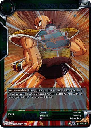 Chiaotzu Desperate Measures BT7 064 Foil Common Chiaotzu Desperate Measures BT7 064 Foil Common