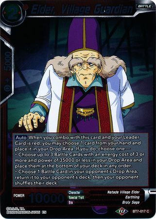 Elder Village Guardian BT7 017 Foil Common Assault of the Saiyans Foil Singles Elder Village Guardian BT7 017 Foil Common Assault of the Saiyans Foil Singles