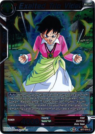 Exalted Trio Videl BT7 014 Foil Common Assault of the Saiyans Foil Singles Exalted Trio Videl BT7 014 Foil Common Assault of the Saiyans Foil Singles