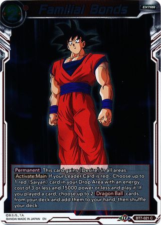 Familial Bonds BT7 021 Foil Common Assault of the Saiyans Foil Singles Familial Bonds BT7 021 Foil Common Assault of the Saiyans Foil Singles
