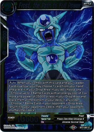 Frost the Path to Full Power BT7 087 Foil Common Assault of the Saiyans Foil Singles Frost the Path to Full Power BT7 087 Foil Common Assault of the Saiyans Foil Singles