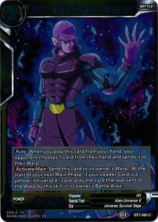 Hit Afterimage Master BT7 080 Foil Common Assault of the Saiyans Foil Singles Hit Afterimage Master BT7 080 Foil Common Assault of the Saiyans Foil Singles