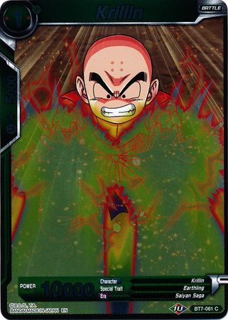 Krillin BT7 061 Foil Common Assault of the Saiyans Foil Singles Krillin BT7 061 Foil Common Assault of the Saiyans Foil Singles
