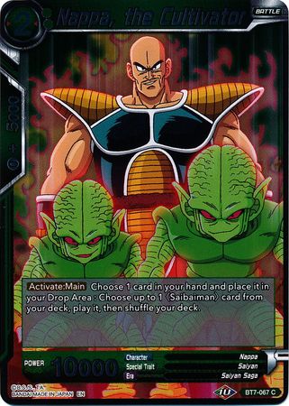 Nappa the Cultivator BT7 067 Foil Common Nappa the Cultivator BT7 067 Foil Common