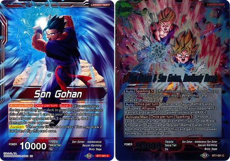 Son Gohan Son Gohan Son Goten Brotherly Bonds BT7 001 Foil Common Assault of the Saiyans Foil Singles Son Gohan Son Gohan Son Goten Brotherly Bonds BT7 001 Foil Common Assault of the Saiyans Foil Singles