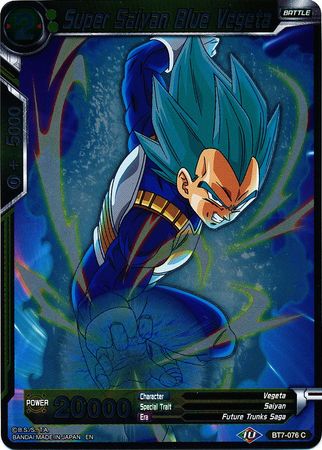 Super Saiyan Blue Vegeta BT7 076 Foil Common Super Saiyan Blue Vegeta BT7 076 Foil Common
