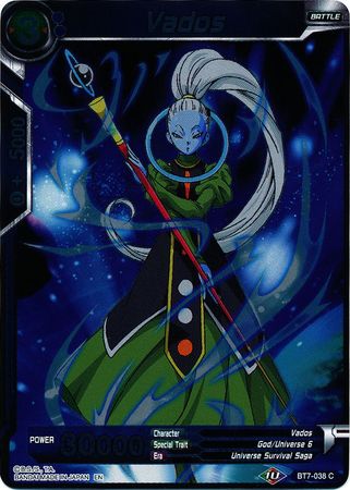 Vados BT7 038 Foil Common Assault of the Saiyans Foil Singles Vados BT7 038 Foil Common Assault of the Saiyans Foil Singles