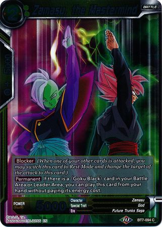 Zamasu the Mastermind BT7 094 Foil Common Assault of the Saiyans Foil Singles Zamasu the Mastermind BT7 094 Foil Common Assault of the Saiyans Foil Singles