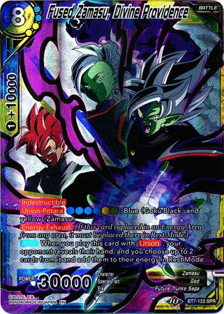 Fused Zamasu Divine Providence BT7 123 Special Rare SPR Assault of the Saiyans Foil Singles Fused Zamasu Divine Providence BT7 123 Special Rare SPR Assault of the Saiyans Foil Singles