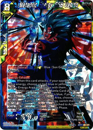 Meteoric Energy SSB Vegito BT7 118 Super Rare Assault of the Saiyans Foil Singles Meteoric Energy SSB Vegito BT7 118 Super Rare Assault of the Saiyans Foil Singles