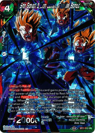 Son Gohan Son Goten Familial Bonds BT7 113 Super Rare Assault of the Saiyans Foil Singles Son Gohan Son Goten Familial Bonds BT7 113 Super Rare Assault of the Saiyans Foil Singles