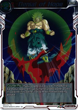 Denial of Hope BT7 023 Foil Uncommon Denial of Hope BT7 023 Foil Uncommon