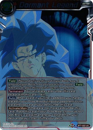 Dormant Legend BT7 022 Foil Uncommon Assault of the Saiyans Foil Singles Dormant Legend BT7 022 Foil Uncommon Assault of the Saiyans Foil Singles