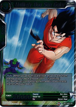 Unlikely Duo Son Goku BT7 053 Foil Uncommon Unlikely Duo Son Goku BT7 053 Foil Uncommon