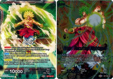 Broly Broly Recurring Nightmare BT7 002 Foil Uncommon Broly Broly Recurring Nightmare BT7 002 Foil Uncommon