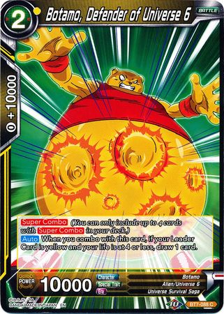 Botamo Defender of Universe 6 BT7 088 Common Assault of the Saiyans Non Foil Singles Botamo Defender of Universe 6 BT7 088 Common Assault of the Saiyans Non Foil Singles