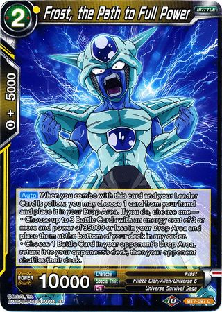 Frost the Path to Full Power BT7 087 Common Assault of the Saiyans Non Foil Singles Frost the Path to Full Power BT7 087 Common Assault of the Saiyans Non Foil Singles