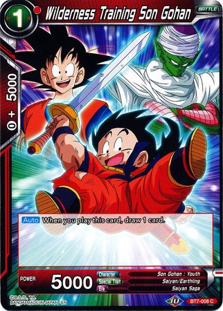 Wilderness Training Son Gohan BT7 008 Common Assault of the Saiyans Non Foil Singles Wilderness Training Son Gohan BT7 008 Common Assault of the Saiyans Non Foil Singles
