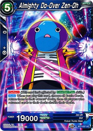 Almighty Do Over Zen Oh BT7 037 Uncommon Almighty Do Over Zen Oh BT7 037 Uncommon