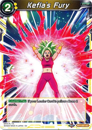 Kefla s Fury BT7 097 Uncommon Assault of the Saiyans Non Foil Singles Kefla s Fury BT7 097 Uncommon Assault of the Saiyans Non Foil Singles