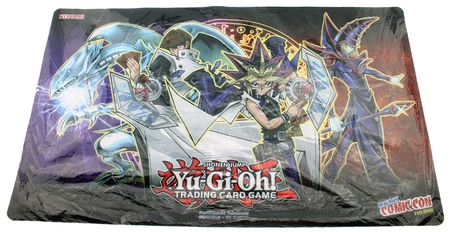 Yu-Gi-Oh 2016 good NY Comic Con Yugi and Kaiba Playmat