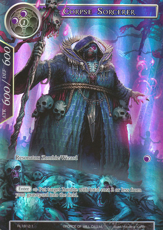 Corpse Sorcerer RL18121 Full Art Promo Corpse Sorcerer RL18121 Full Art Promo