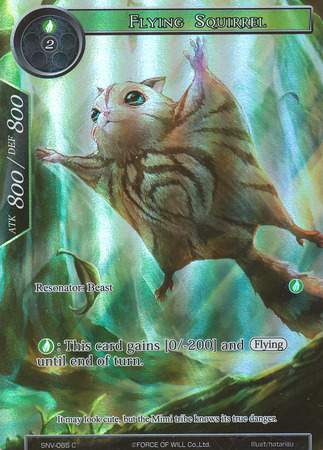 Flying Squirrel SNV 065 Full Art Promo Common Flying Squirrel SNV 065 Full Art Promo Common