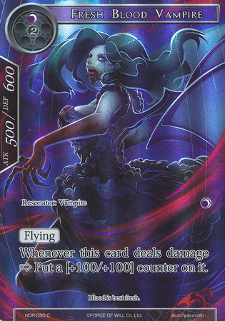 Fresh Blood Vampire NDR 090 Full Art Common Fresh Blood Vampire NDR 090 Full Art Common