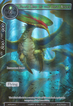 Grand Bird of the Lost Aisles NDR 065 Full Art Common Force of Will New Dawn Rises Singles Grand Bird of the Lost Aisles NDR 065 Full Art Common Force of Will New Dawn Rises Singles